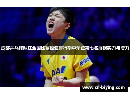 成都乒乓球队在全国比赛经验排行榜中荣登第七名展现实力与潜力
